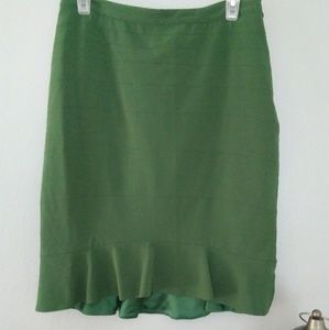 Green skirt